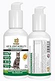 Liquid Hip & Joint Supplement For Cats By Pet Diesel | Natural Vitamin Complex A & E, Fish Oil & Fatty Acids Formula For Young Or Older Cats | Arthritis Pain Relief, Hip & Joint Protection