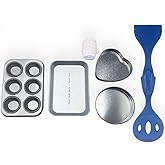 JDS Toy Store The Ultimate Easy Bake Accessory Kit, Includes 4 Pans, 1 Cupcake Tray, 75 Cupcake Liners, and a Spatula