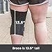 BraceAbility Bariatric Knee Brace for Large Legs - Plus Size Knee Brace with Side Stabilizers for Big Men or Women, Arthritis, Patellar Tendonitis, Obese Chondromalacia Pain, Instability (4XL)