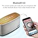 COMISO 30W Bluetooth Speakers with Super Bass, Bamboo Wood Home Speaker with Subwoofer - (Grey)