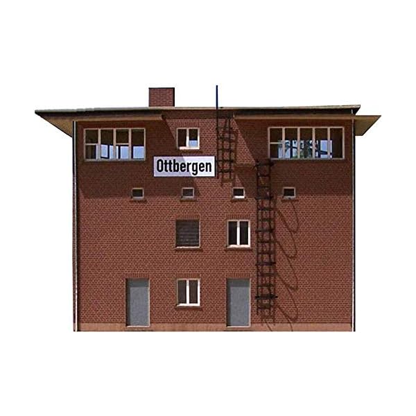 Stellwerk Ottbergen Oof, Lasercut-Bausatz, Spur H0, 1:87