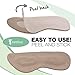 Mintfoot Leather Heel Grips - 10 Pieces - Shoe Liners for Women & Men - Heel Snugs to Stop Blisters & Cuts