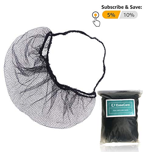 100PCS Disposable Beard Protector Nets Covers, Comfortable Breathable Nylon Honeycomb Net for Fast Food Service Latex Free