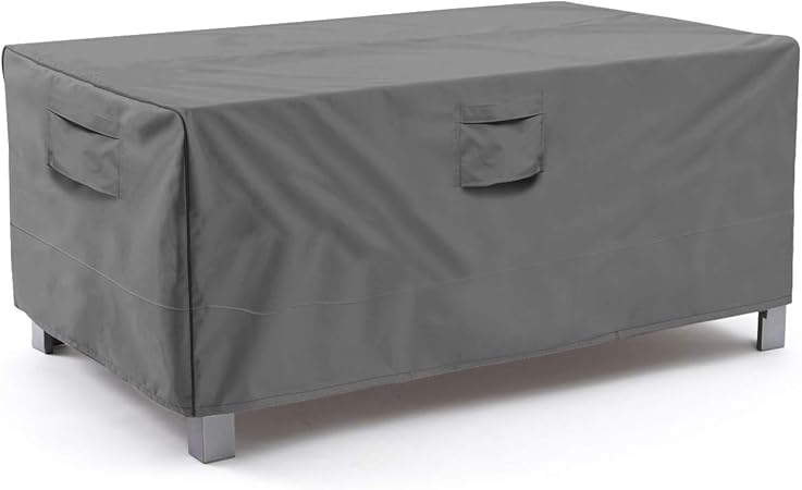 Amazon Com Vailge Veranda Rectangular Oval Patio Table Cover Heavy Duty And Waterproof Outdoor Lawn Patio Furniture Covers Large Grey Garden Outdoor