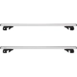 Amazon Basics 2-Piece Universal Cross Rail Roof Rack, 52 inches