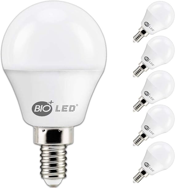 Amazon.com: Bioled 6 Pack E12 6W (60Watt Equivalent) Daylight 5000K LED