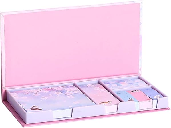 Amazon Tafly 付箋花模様付せん文房具手帳桜付箋紙 1セット 付箋 文房具 オフィス用品