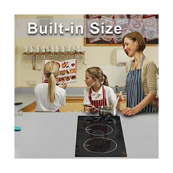 Induction-Hob-30CM-2-Zones-Electric-Cooktop-with-BS-Plug-Auto-Shut-off-Residual-Heat-Indicator-Karinear Karinear Induction Hob, 30CM 2 Zones Electric Hob with Plug, Auto Shut off, Residual Heat Indicator