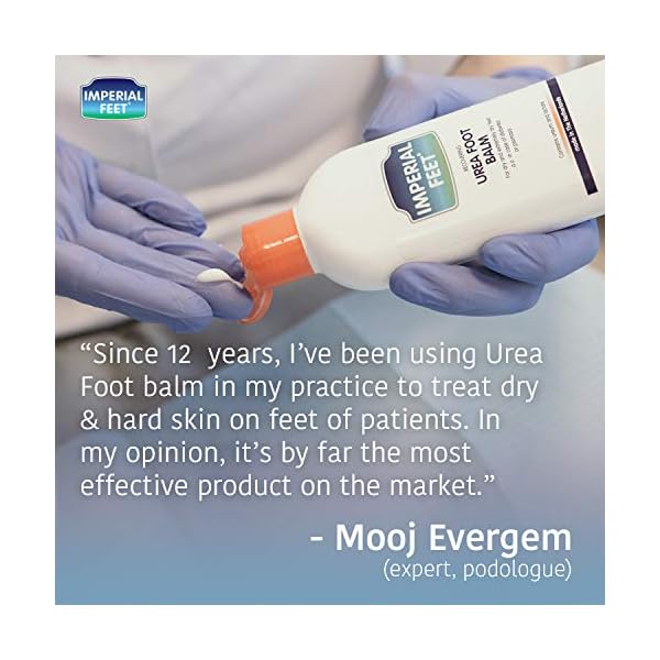 Urea-Cream-for-Cracked-Heels-Dry-Skin-Hand-Cream-Diabetic-Foot-Cream-Callus-Hard-Skin-XL-150-ML Imperial Feet Urea Foot Balm - Natural Urea Cream for Rough & Dry Skin, Calluses - Cracked Heel Treatment with Cleansing…
