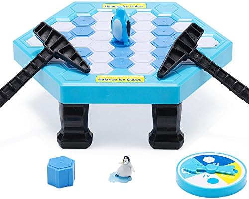 Penguin Trap Crush Ice Puzzle Fun Table Game Save Penguin Knock Ice Block Interactive Family Game
