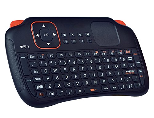 C-Zone 2.4GHz Mini H7 Wireless Entertainment Keyboard with Touchpad for PC, Pad, Andriod TV Box, Google TV Box, Xbox360, PS3 (Black)