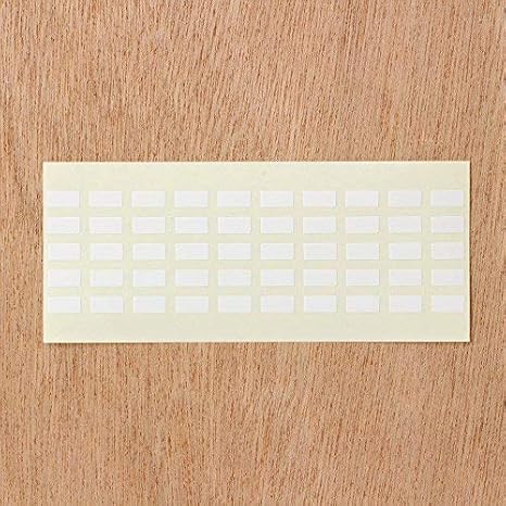 Amazon Co Jp だいし屋 日本製 無地シール 台紙用ラベル ミニサイズ 手書き可 プライスシールなどに ホワイト S 250片 G044 ホビー