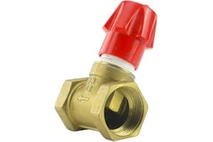 Brass Flow Regulating Valve Manual for Water DN15/DN20/DN25/DN32/DN40/DN50 1/2" 3/4" 1" 1-1/4" 1-1/2" 2" Gate Valve(1/2")