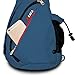 LC Prime Sling Bag Chest Pack Shoulder Unbalance Sack Fanny Gym Backpack Satchel Outdoor Rucksack Adjustable Shoulder Strap Exchange Shoulder for Travel Cycling Hiking Nylon Multi-Colored
