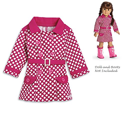 American Girl My AG 2014 Rainy Day Coat for Dolls + Charm