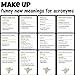 Laughcronyms Party Game for Adults or Families - Hilarious Game of Fast Drawing and Funny New Acronyms (Adult Humor or Family Friendly Game for Groups of 4 to 20)