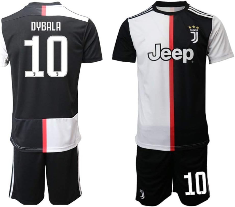 Kids/Youth Soccer Jerseys 10 Dybala Football Team Uniform for Boys/Girls