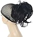 Lydell Adjustable Messy Style Ponytail Hair Extension Synthetic Hair-Piece with Jaw Claw (#2 Natural Black)thumb 4