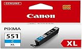 Canon CLI-551C XL Cyan High Yield Inkjet Cartridge 6444B001 for PIXMA