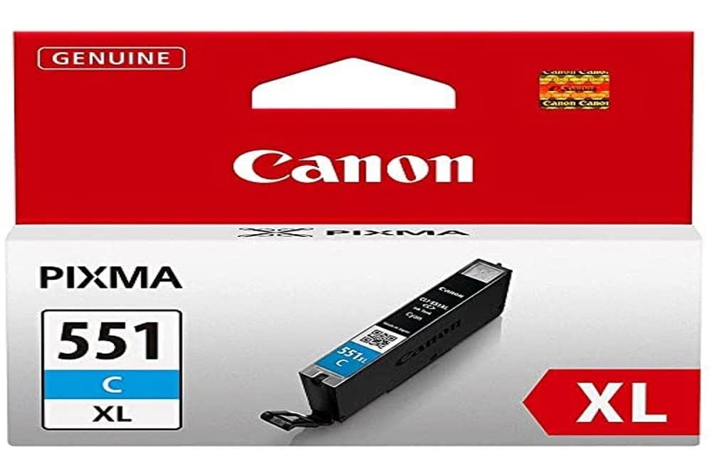 Canon CLI-551C XL Cyan High Yield Inkjet Cartridge 6444B001