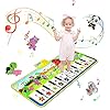 sanlinkee Piano Mat for Kids, Music Mats Touch Play Musical Carpet Piano Floor Mat for Children