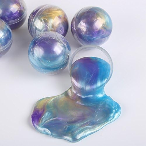 ST2 Pack of 3 Rainbow Putty Ball Easy to Carry Silly Putty Non-Toxic Gift Set Party Bundle