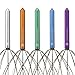 Body Back Scalp Massager, Head Scratcher, Manual Head Massager for Stress Relief, Relaxing Scalp Scratcher, Tingler for Gentle Hair Stimulation (Silver)
