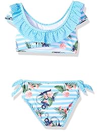 Jantzen Girls 'poco ancla náutica impresión Bikini con volantes