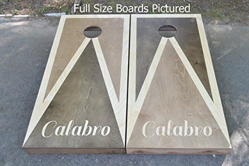 Custom Stained Personalized Cornhole Boards Set with Bags