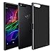 Orzly Razer Phone Case, FlexiCase for The Razer Gaming Smartphone (2017 Android Model) - Protective Flexible Silicon Gel Phone Case in Black