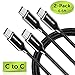 BrexLink Type C to Type C Cable (6.6ft) Fast Charge USB C to USB C Cable Compatible Google Pixel 2,Pixel 2XL,Pixel 3,Pixel 3XL,Pixel 3a,Pixel 3a XL(Black) (Straight Angle, Black -2) primary