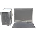 SZBRO Computer Dust Cover Monitor +Keyboard+CPU Tower Desktop 3 Pieces Set PC dust Proof Computer Covers Case (22"-24" Monitor Set)