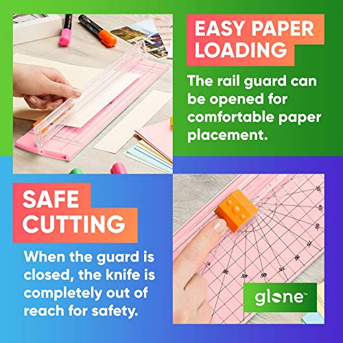 Glone 12 inch Paper Trimmer (Pink) - Thumbnail 5