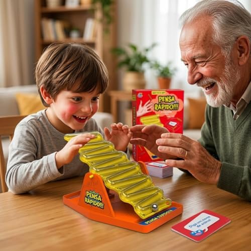 Jogo Gangorra de Palavras Original Grande – Diversão, agilidade mental e raciocínio rápido para crianças e adultos (Amarelo)