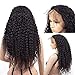 FASHION PLUS HD Transparent Lace Front Wigs Human Hair Deep Curly