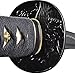 Handmade Sword - Samurai Sword Katana, Functional, Hand Forged, 1045/1060 Carbon Steel, Heat Tempered/Clay Tempered, Full Tang, Sharp, Wooden Scabbard
