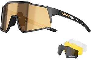 KAPVOE Polarized Glasses With 1 Lens Or 4 Lens UV Protection for Women Men Cycling Sunglasses Tr90 Frame Sports Bike K9022