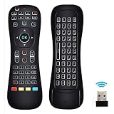 Linkstyle Updated Air Mouse Backlit, 2.4G Wireless Android Kodi Remote Mini Keyboard Infrared Learning Voice Input for Android TV Box Xbox PC Pad Raspberry Pi 3 Android Windows Mac OS Linux