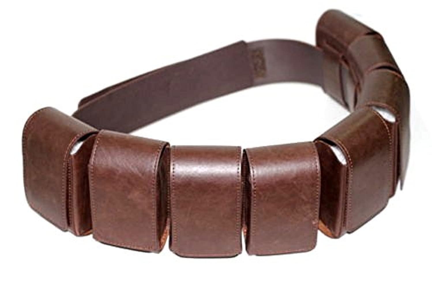 Boba Fett Belt + Pouches X 8 Costume Props Accessories Brown (Medium)