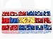 Ginsco 540pcs Mixed Assorted Lug Kit Insulated Electrical Wire Connector Terminal Spade Ring Set