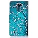 HKW LG K10 Case,LG Premier LTE Case, (TM) Plum Blossom Premium PU Leather Magnetic Flip Closure Protective Wallet Case Cover with Kickstand & Screen Protector for LG K10,LG Premier LTE (MA1390)