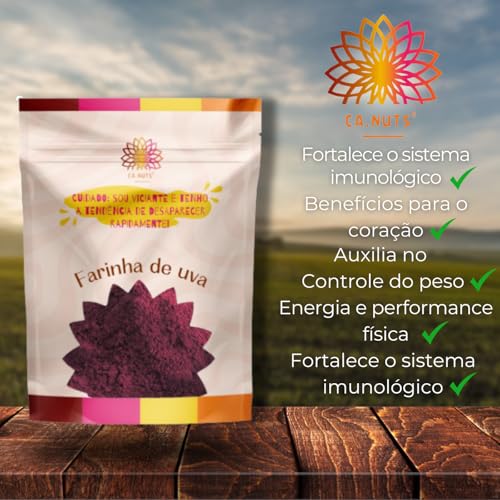 Kit Farinha de beterraba, Farinha de Uva e Guaraná em pó - 1,5Kg | Marca Ca.Nuts | Ótima kit para quem busca energia e disposição no dia a dia e em seus treinos de performance