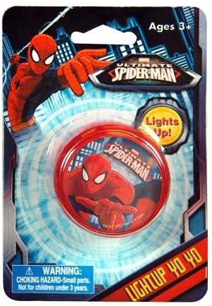 WeGlow International WGI Ultimate Spiderman Light Up Yo-Yo (3 Yo-Yos)