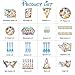 Emoji Birthday Party Supplies and Decorations - 124 Items Pack For 8 Guests - BONUS Gift: 8 Rubber Wristband Bracelets