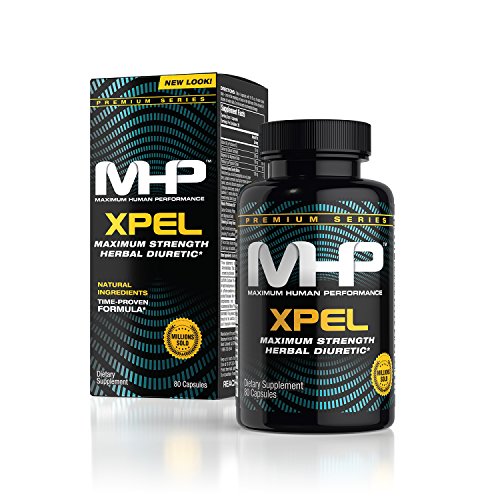 MHP Xpel Maximum Strength Diuretic Capsules, 80 Capsules (Packaging May