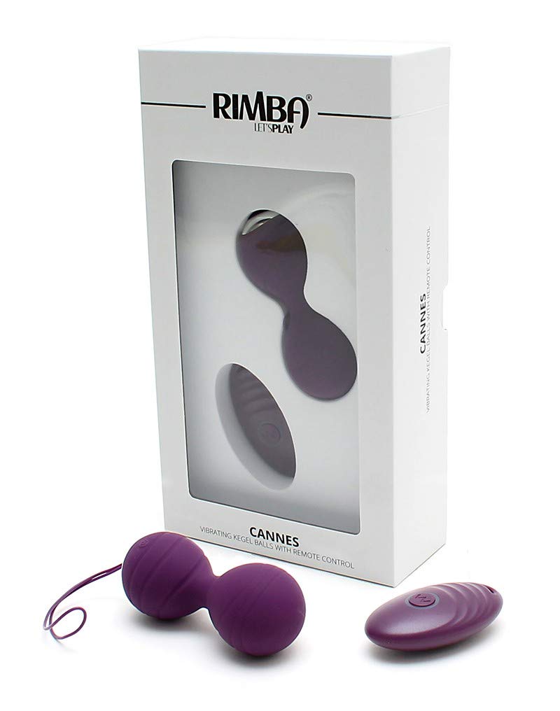 Rimba Cannes Vibrating Balls - Purple, 0.2 kg