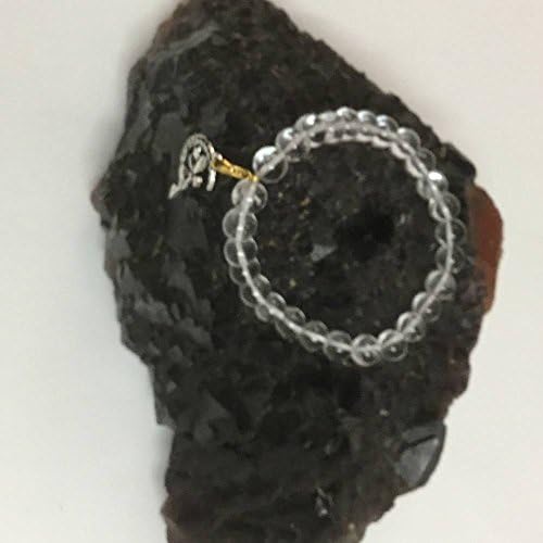 Vaibhav Jewellers8MM Natural Crystal Gemstone Girl Angel Wing Lucky Charm Stretch Bracelet
