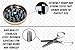 All You Need Set! - 4 piece 2.5 inch Large Herb Grinder with kief pollen catcher for herb tobacco and spices Mini Multi-Blade Herb Scissors for fresh herbs with a Cleaner and a Scrapper in a Gift Boxs