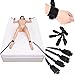 Hiti Restraints System Kit Fetish SM Role Play Adjustable Cuffs for Ankle Wrist