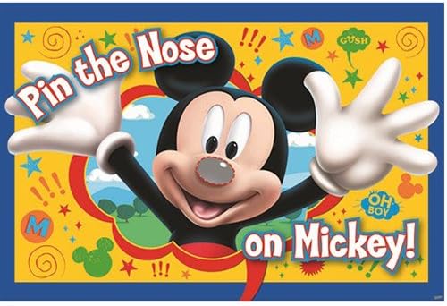 Amazon Com Disney Mickey Mouse Pin The Nose On Mickey Party